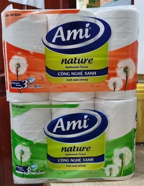 Giấy cuộn Ami Nature 6 cuộn