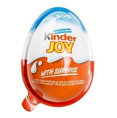 Trứng vỏ nhựa socola Kinder boy