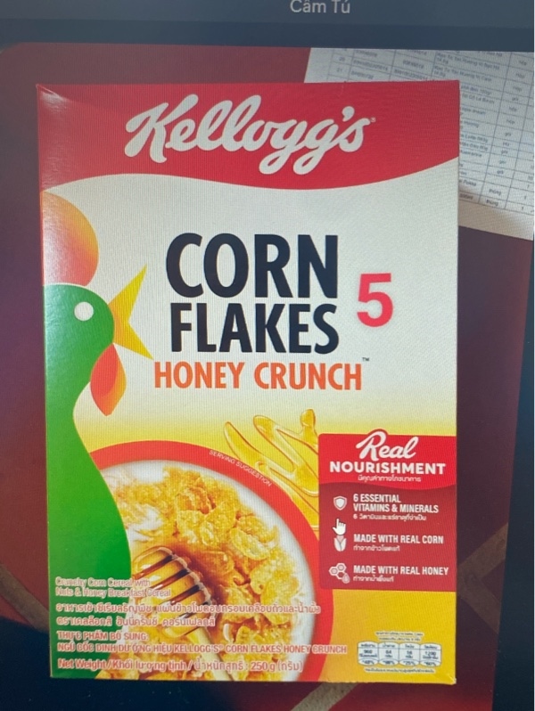 Bas Kellogg's Corn flakes Honey crunch 250g