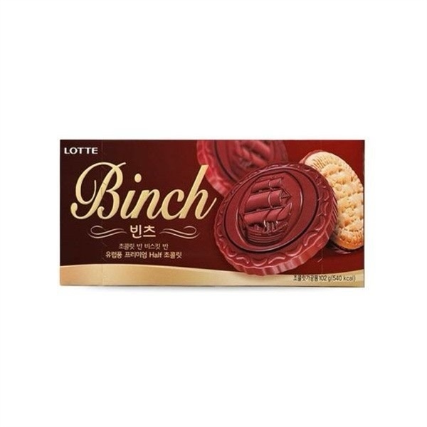 Bánh quy phủ socola binch Lotte Bánh quy phủ socola binch Lotte