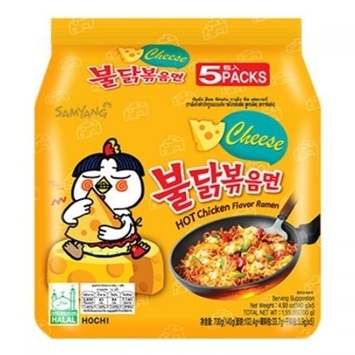 Mì khô gà cay Samyang vị phô mai gói 140g