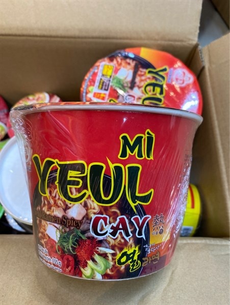 Mỳ YEUL Ottogi vị cay tô 105g