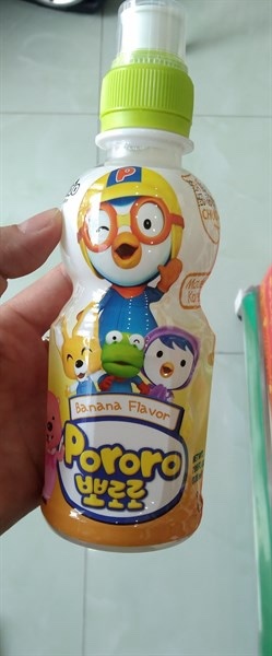 Paldo - Pororo dạng chai hương vị chuối (235ml *24 chai)