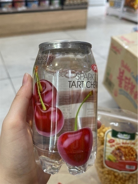 Nước uống có ga OKF vị cherry 350ml