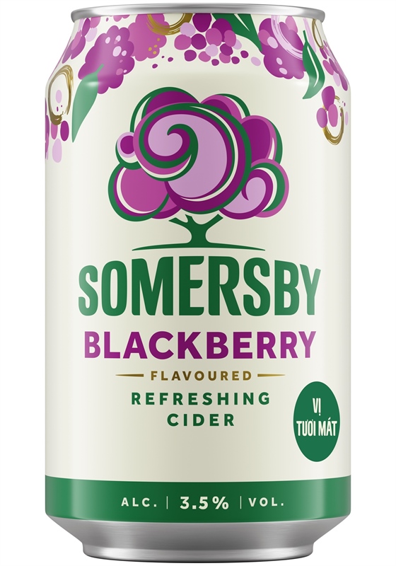 Bia Somersby vị mâm xôi 320ml