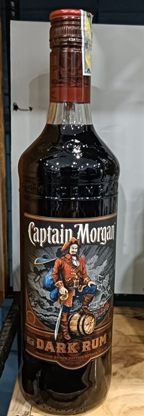Captain morgan dark rum black 40% vol 750ml