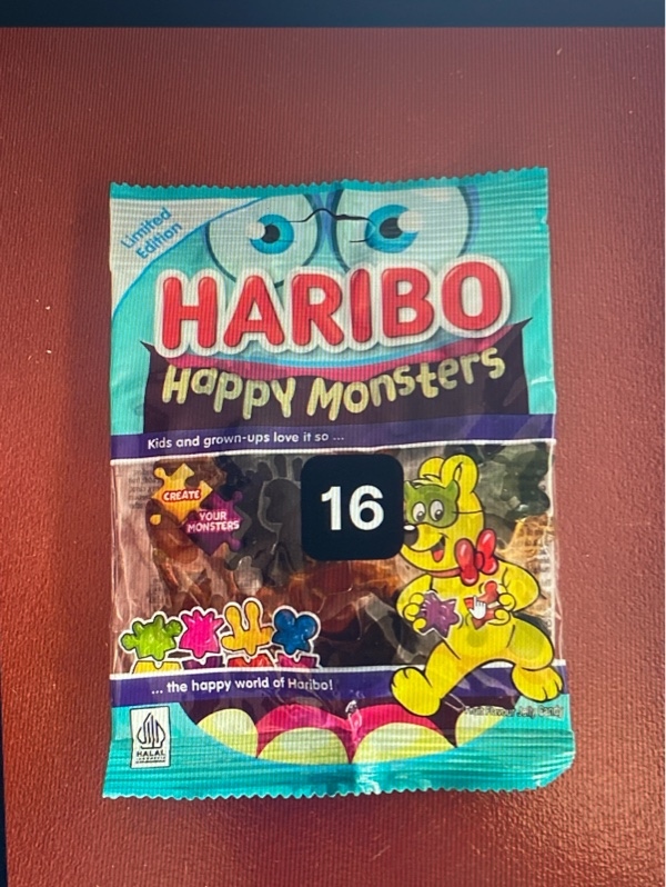 Kẹo dẻo Haribo Happy Monster 80g T24 Kẹo dẻo Haribo Happy Monster 80g T24