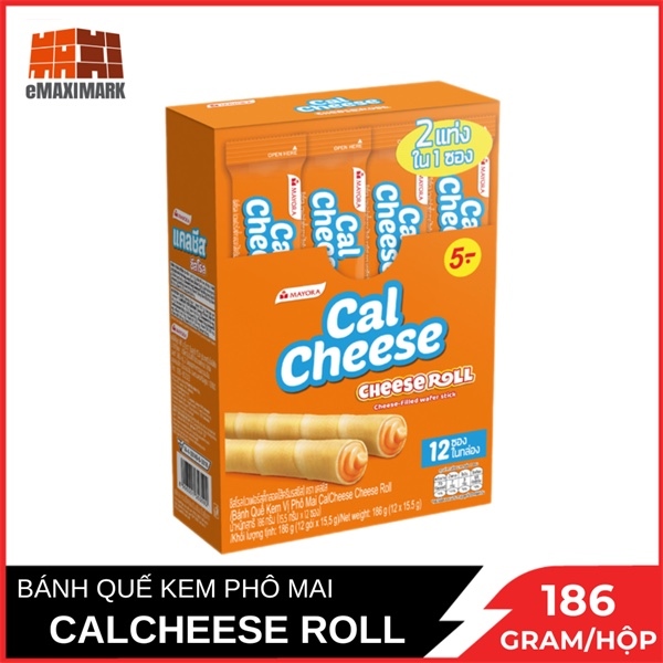 IB-Bánh quế calcheese roll 186g