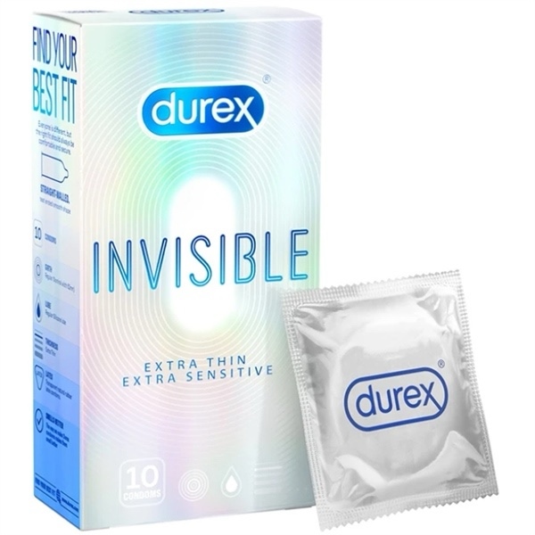 Bao cao su dksh Durex invisible 10S