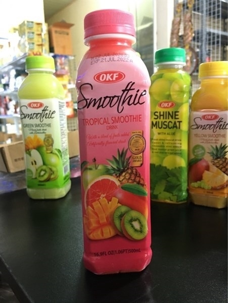Nước sinh tố OKF smoothil trái cây hồng to 500ml