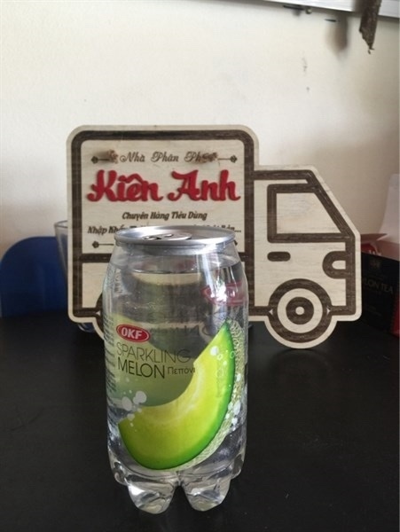 Okf-nước uống soda sparkling dưa lưới 350ml T24L Okf-nước uống soda sparkling dưa lưới 350ml T24L
