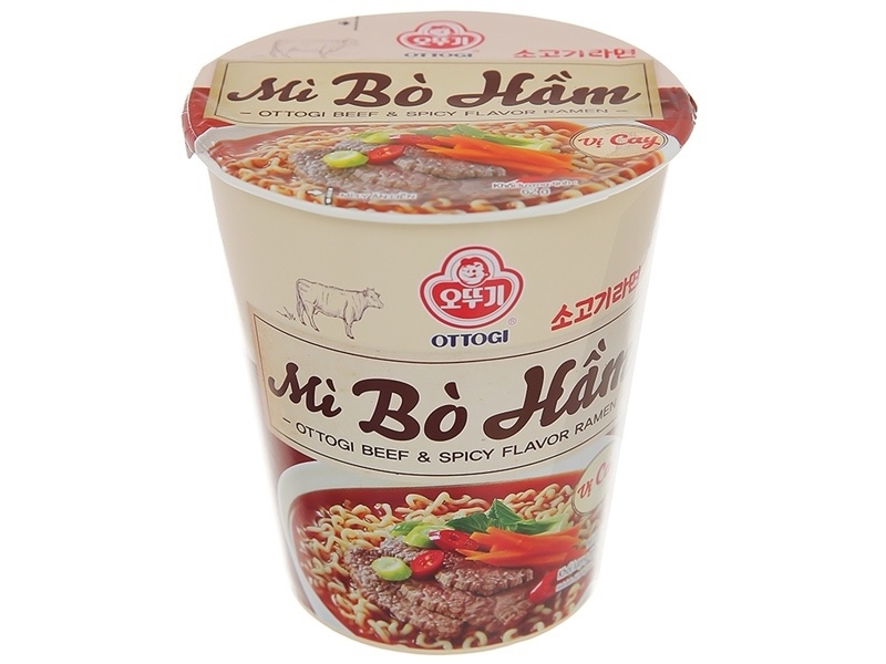 Mì bò hầm Ottogi vị cay 62g