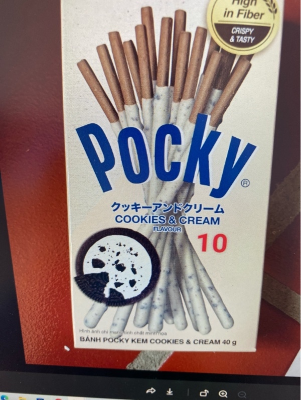 Bánh Pocky vị Cookies & cream 40g