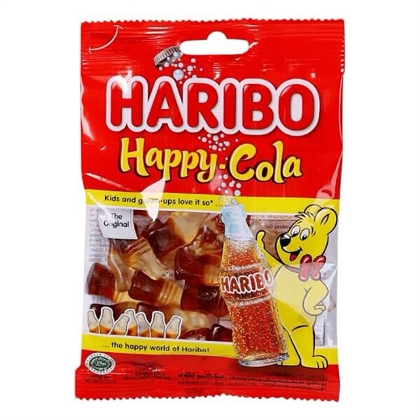 Kẹo dẻo Haribo Happy cola 80g Kẹo dẻo Haribo Happy cola 80g