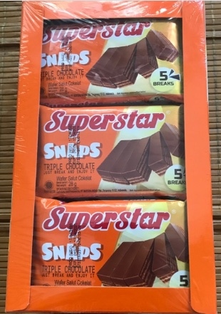 IB-Bánh Xốp Super Star triple chocolate 375g