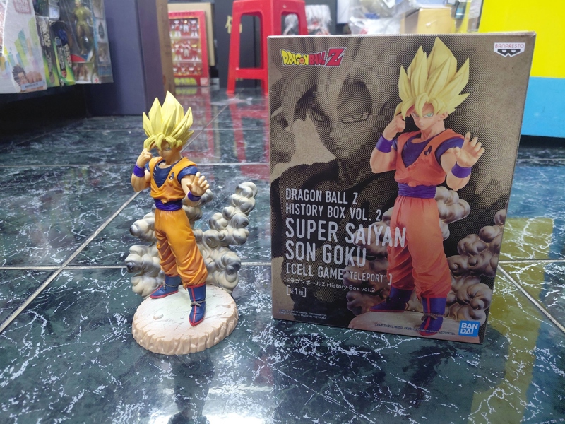 Mua bán (2ND) BANPRESTO HISTORY BOX VOL.2 GOKU SSJ CELL TELEPORT