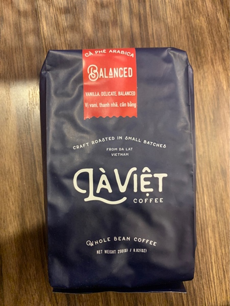 Là Việt cà phê Arabica balance gói 250g アラビカコーヒー豆