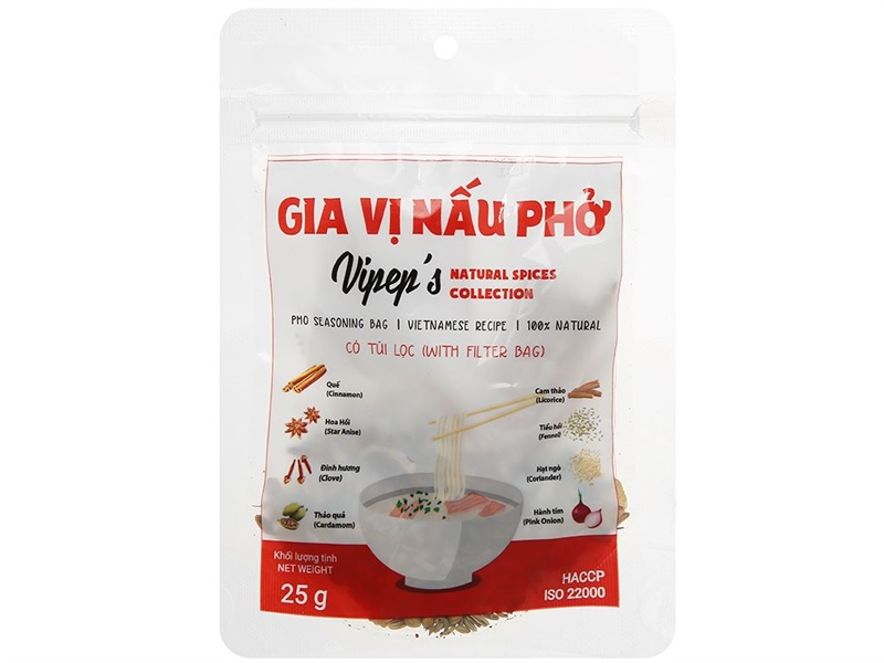 Gia vị nấu phở 25g Vipep