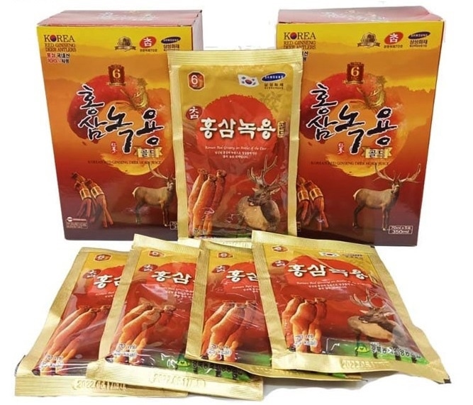 Nước Hồng Sâm nhung hươu