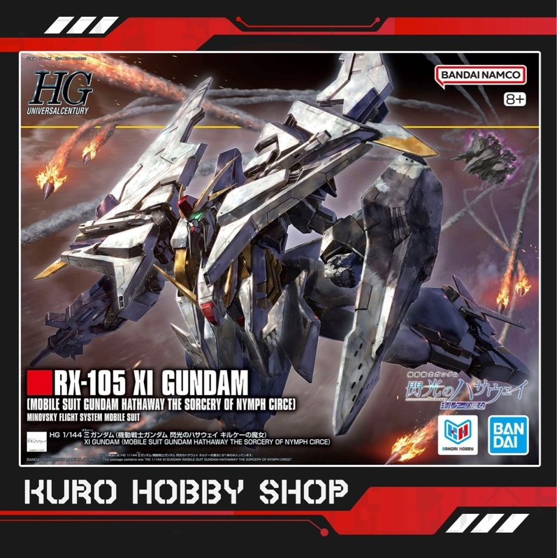 HG 1/144 RX-105 Xi Gundam (The Socery Of Nymph Circe) - Mô Hình Lắp Ráp Bandai