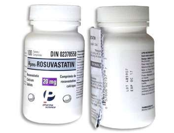 PMS-ROSUVASTATIN 20MG LỌ 100 VIÊN