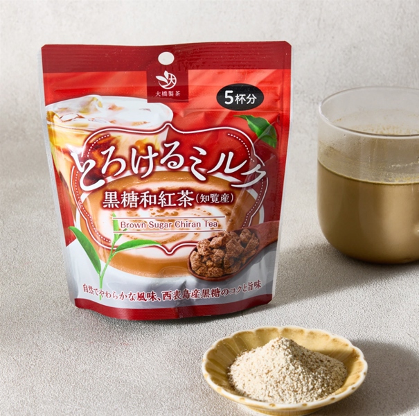 Sữa hồng trà đường đen Chiran gói 85g