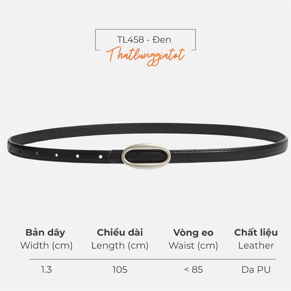 Thắt lưng nữ bản nhỏ