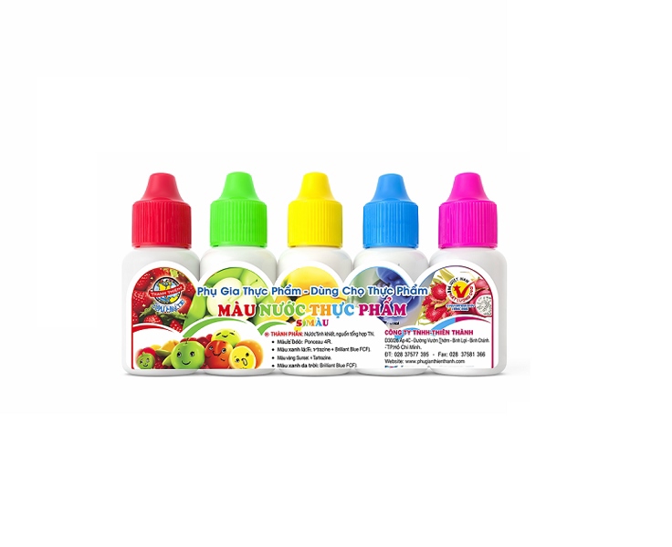 5 Màu thực phảm Thiên Thành 10ml