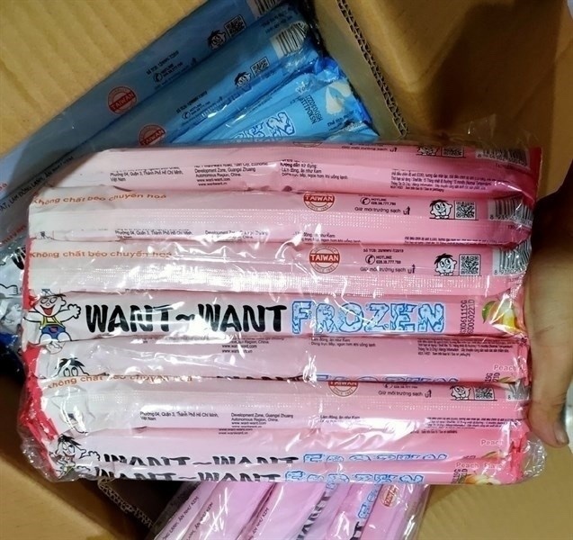 Nước giải khát want want frozen vị đào