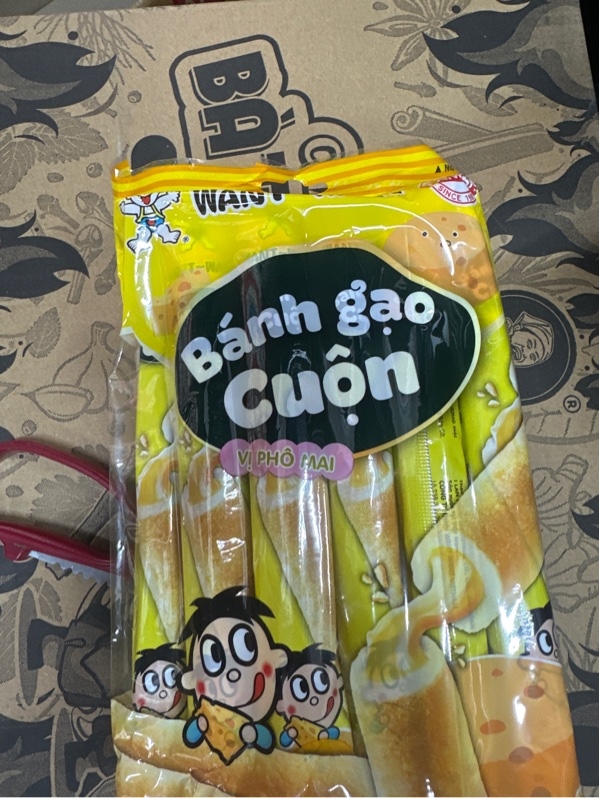 Bánh gạo cuộn want want vị phô mai 1 thanh