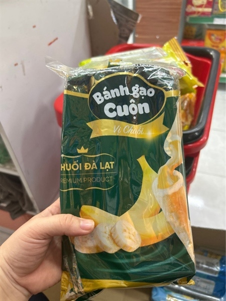 Bánh gạo cuộn want want vị chuối 1 thanh