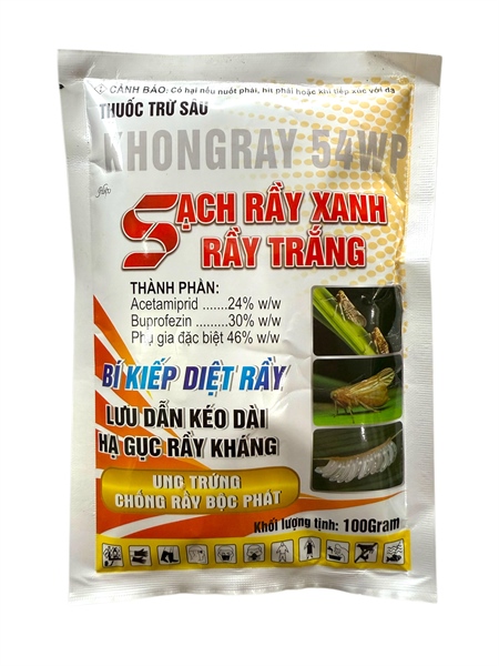 Khongray 54WP - 100gr (SẠCH RẦY XANH RẦY TRẮNG)