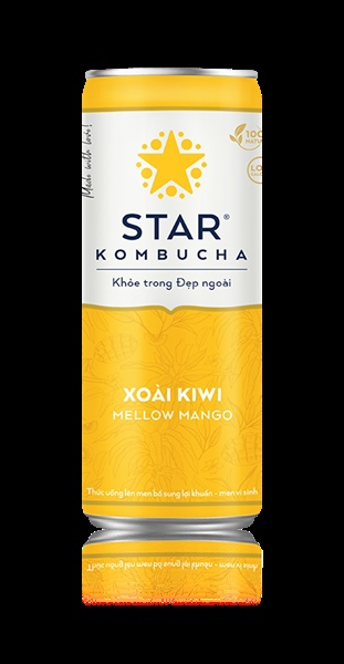 Kombucha vị xoài Kiwi 250ml