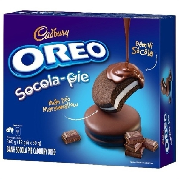 Bánh Oreo socola pie 336g x 8 hộp
