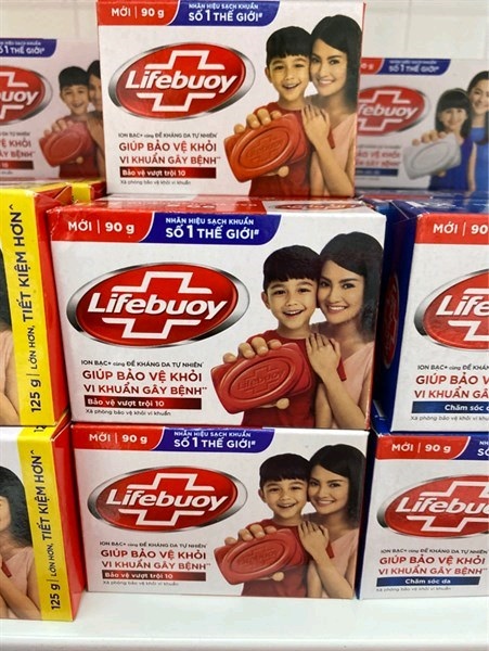 Xà bông cục Lifebuoy bảo vệ vượt trội 90g