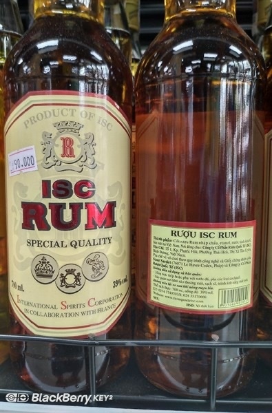 Rượu isc Rum 700ml