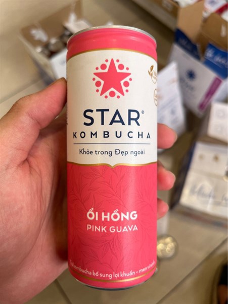 Star Kombucha vị ổi hồng 250ml Star Kombucha vị ổi hồng 250ml