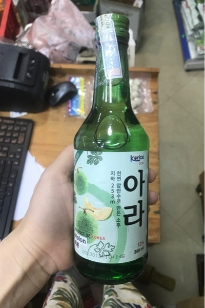 Rượu Soju Korice Hàn Quốc Vị dưa lưới 12% 360MLX20CHAI
