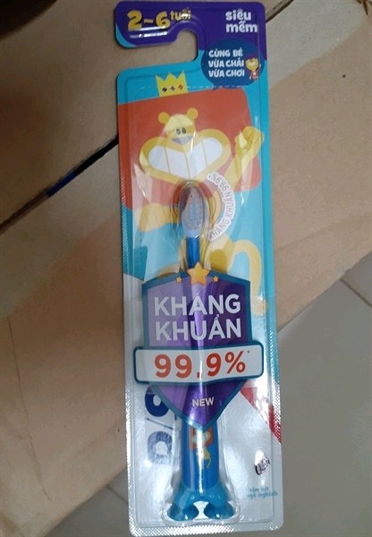 Cscn MK bàn chải đánh răng siêu mểm cho bé 2-6 tuổi PS superkid chân hút ngộ nghĩnh