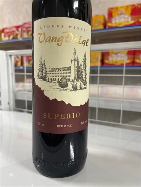 Rượu Vang Đà Lạt superior 750ml