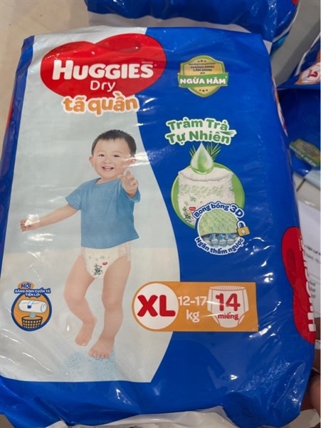 Tã quần Huggies cỡ XL 12-17kg