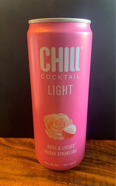 Chill Cocktail Vodka vị hoa hồng vải lon 330ml Chill Cocktail Vodka vị hoa hồng vải lon 330ml