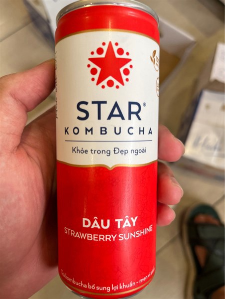 Star Kombucha vị dâu tây 250ml Star Kombucha vị dâu tây 250ml