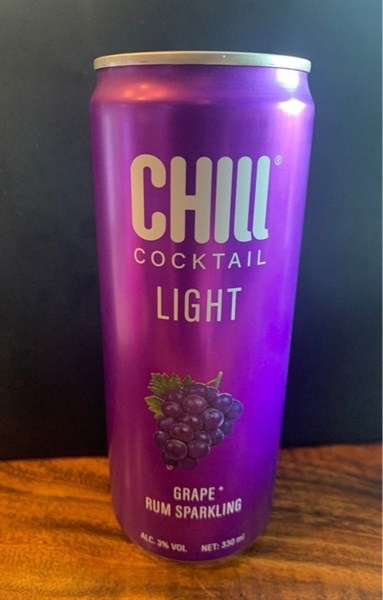 Chill Cocktail ligt vị nho Rum 330ml