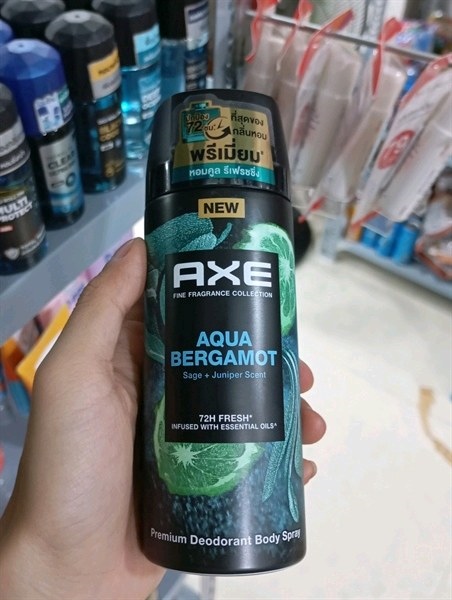 Xịt khử mùi Axe Aqua bergamot 135ml
