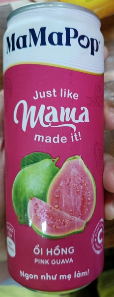 Nước trái cây mamapop vị ổi hồng 330ml