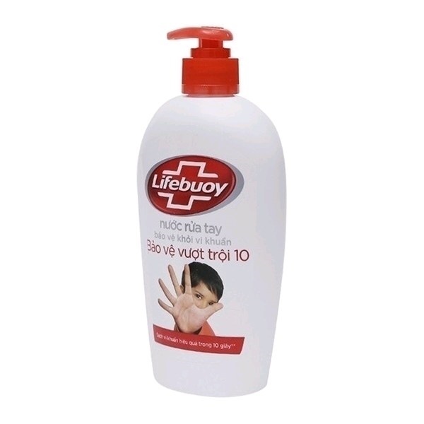 Nước rửa tay Lifebuoy bảo vệ vượt trội 10 180g