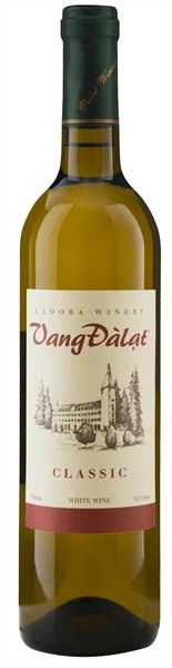 Rượu Vang Đà Lạt Classic trắng 12% 750ml