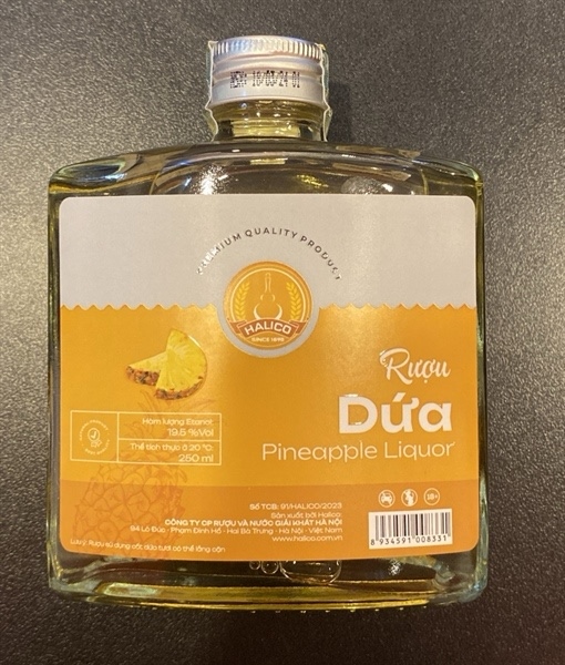 Rượu Halico dứa 250ml