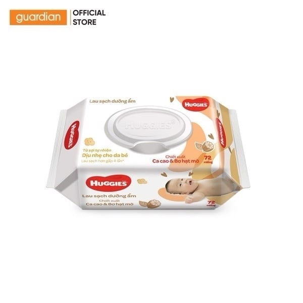 Khăn ướt Huggies dưỡng ẩm 72x12